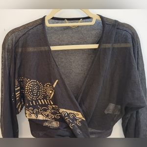 ballet wrap cardigan
